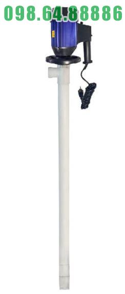 Bơm thùng phuy hóa chất hiệu suất cao, lưu lượng khoảng 100 lít/phút model JDT-600W